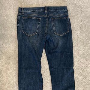 Banana Republic Mens Traveler Slim Fit Luxe Jeans Denim Dark Wash